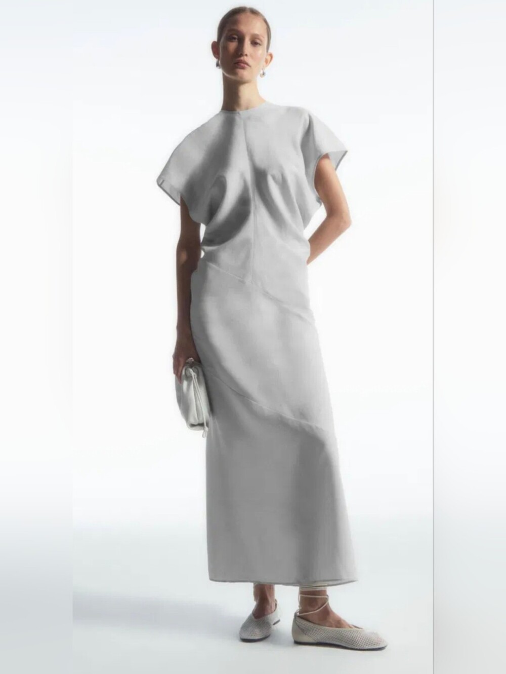 COS Light Gray Maxi Dress